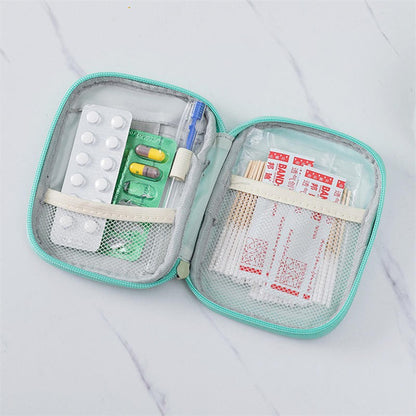 Portable First Aid Medical Kit Travel Outdoor Camping Emergency Medicine Storage Bag Travel Mini  Pouch Organizer Pill Case
