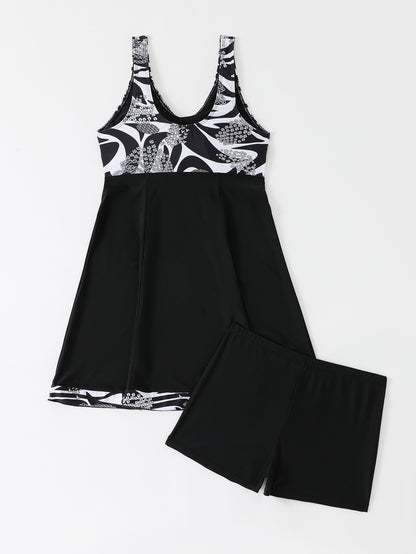 Vigoashely 2025 Sexy Blue Patchwork Tankini High Waist Push UP Swimsuit Women Swimwear Biquinis Lady Strapped Beach Bathing Suit