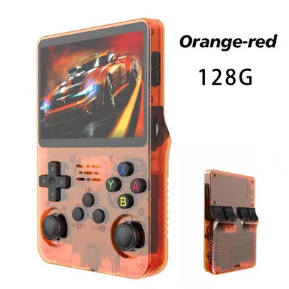 R36S Handheld Retro Game Console Classic ARKOS System 3.5 Inch Portable Video Gaming Console with Single Card for Kids Gift