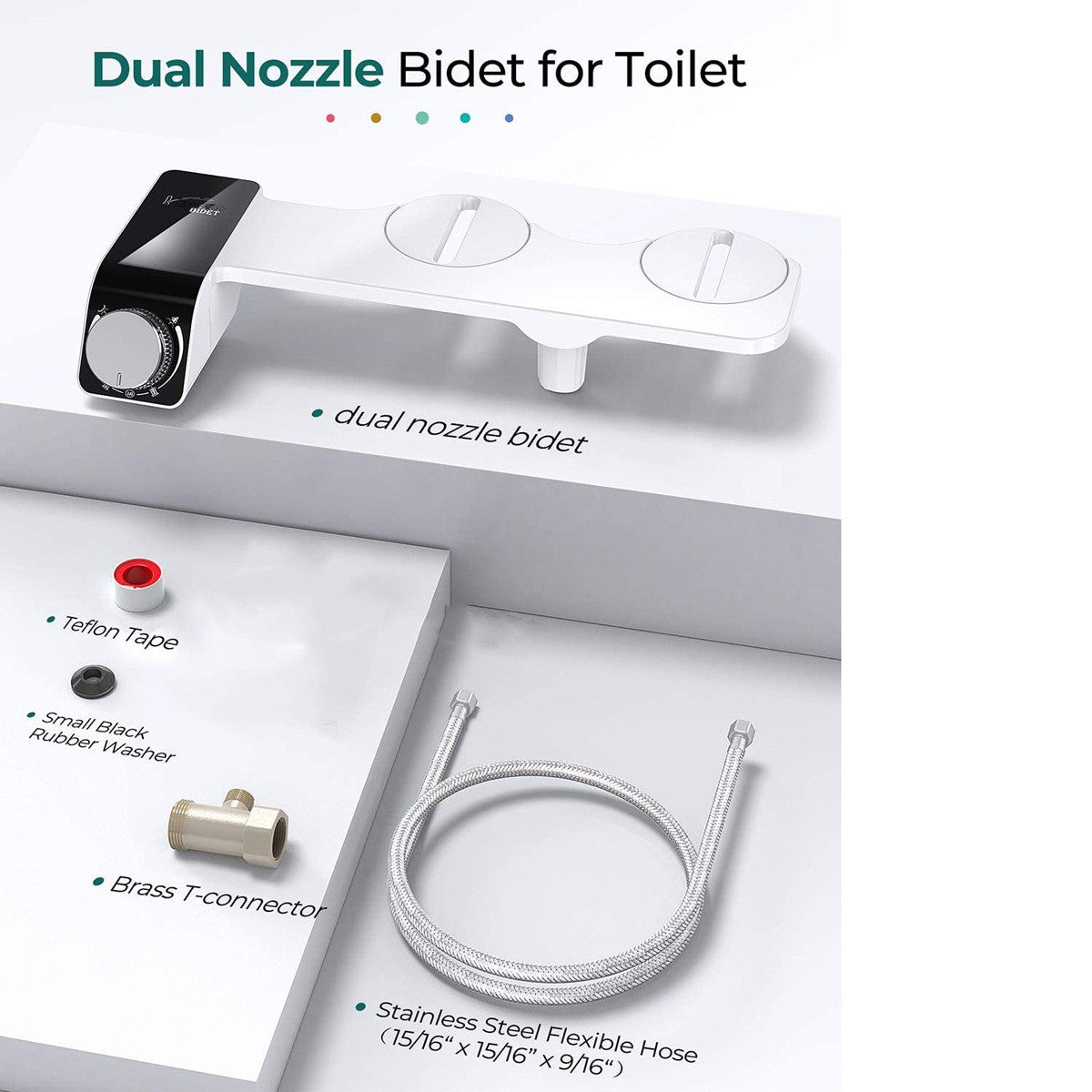 1Set Easy To Install Feminine Wash Device Hot And Cold Body Cleaner No Electricity Required Smart Toilet Seat Anal Cleanser