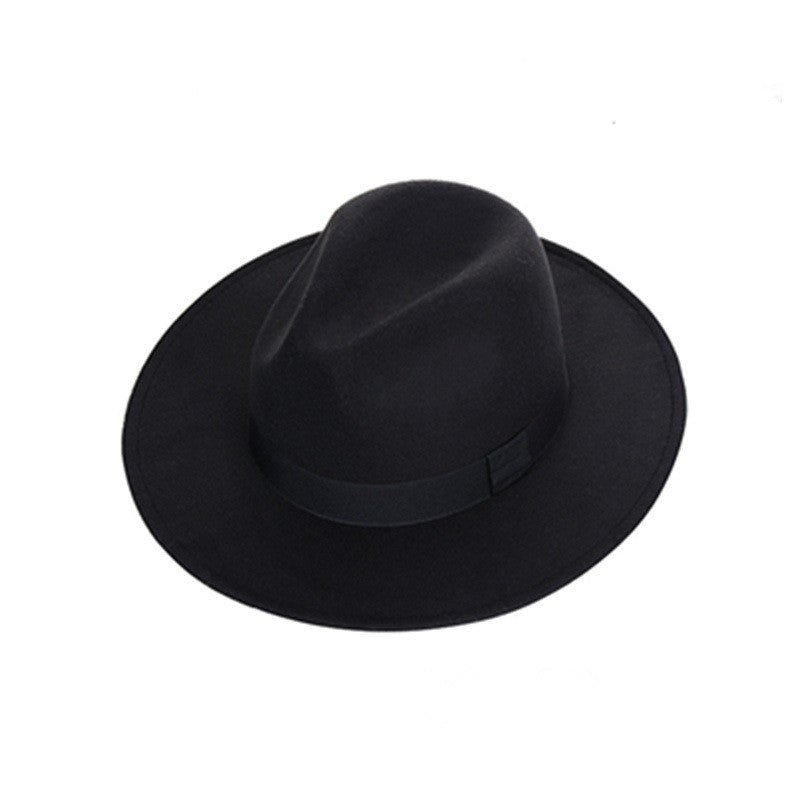 Topi Fedoras Musim Dingin Topi Jazz Klasik Felt Topi Fedora Panama Kasual untuk Pesta Putih chapeau luxe chapeu panama masculino