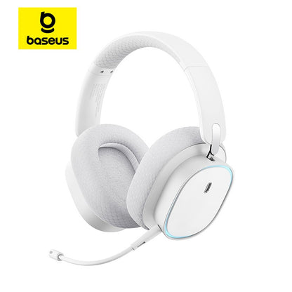 Baseus GH02 Gaming Wireless Headphone with Mic Over-Ear Headphones Bluetooth 5.3 40mm Driver 2.4G/Wireless/Cable RGB Headsets