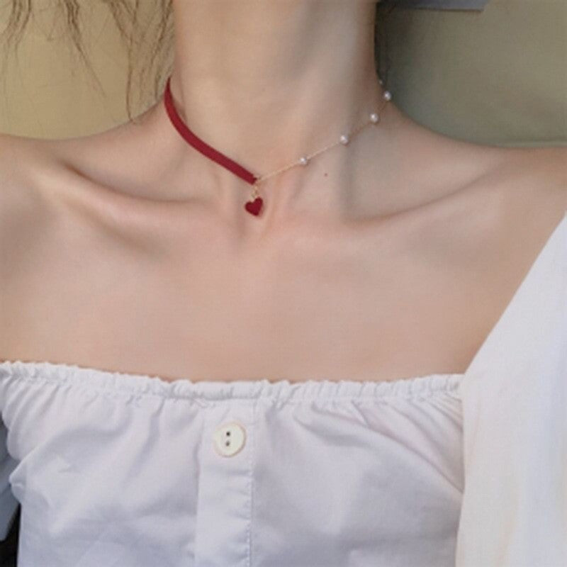 Pulseira Estilo Simples Vendas Coração a Coração Combinando Dupla Pequena Pulseira de Coração Oco Moda 2024 Novo Temperamento
