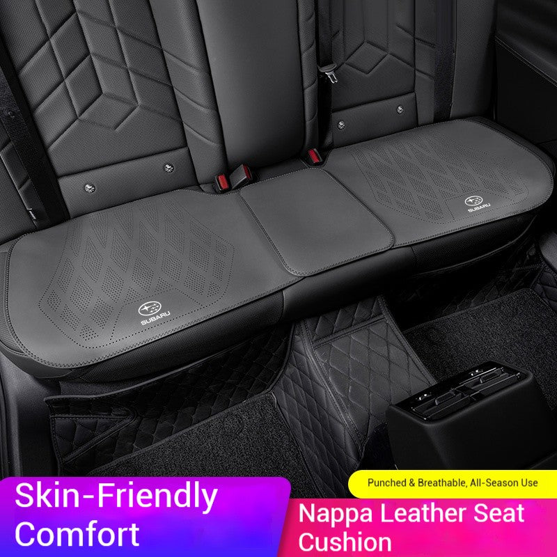 Almofada de Assento Ventilada de Couro para Carro Capa de Assento para Subaru STI Brz Wrx Xv Ascent Forester Outback Impreza Legacy Acessórios