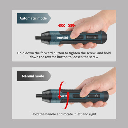 Parafusadeira Elétrica Sem Fio Makita | 3.6V 5N.m Torque | Mandril 1/4" | Bateria Li-ion 1300mAh