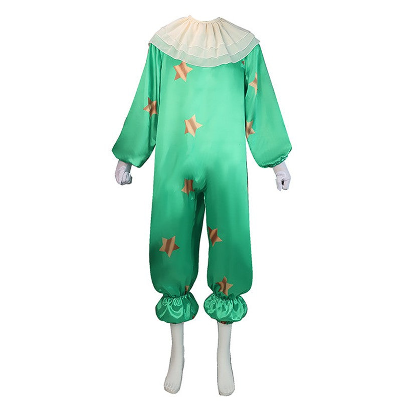Game Killer Klowns From Outer Space Cosplay Costume Adult Unisex Jumpsuit Full Set Accessories Uniform Halloween Carnival Suits