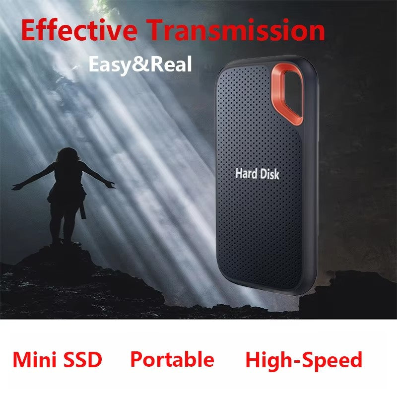 HD Externo de Alta Velocidade 128TB/64TB Disco Rígido de Alta Qualidade 2TB SSD Portátil 4TB USB3.1 Unidade de Estado Sólido para Mac/PC/Laptop/Celular