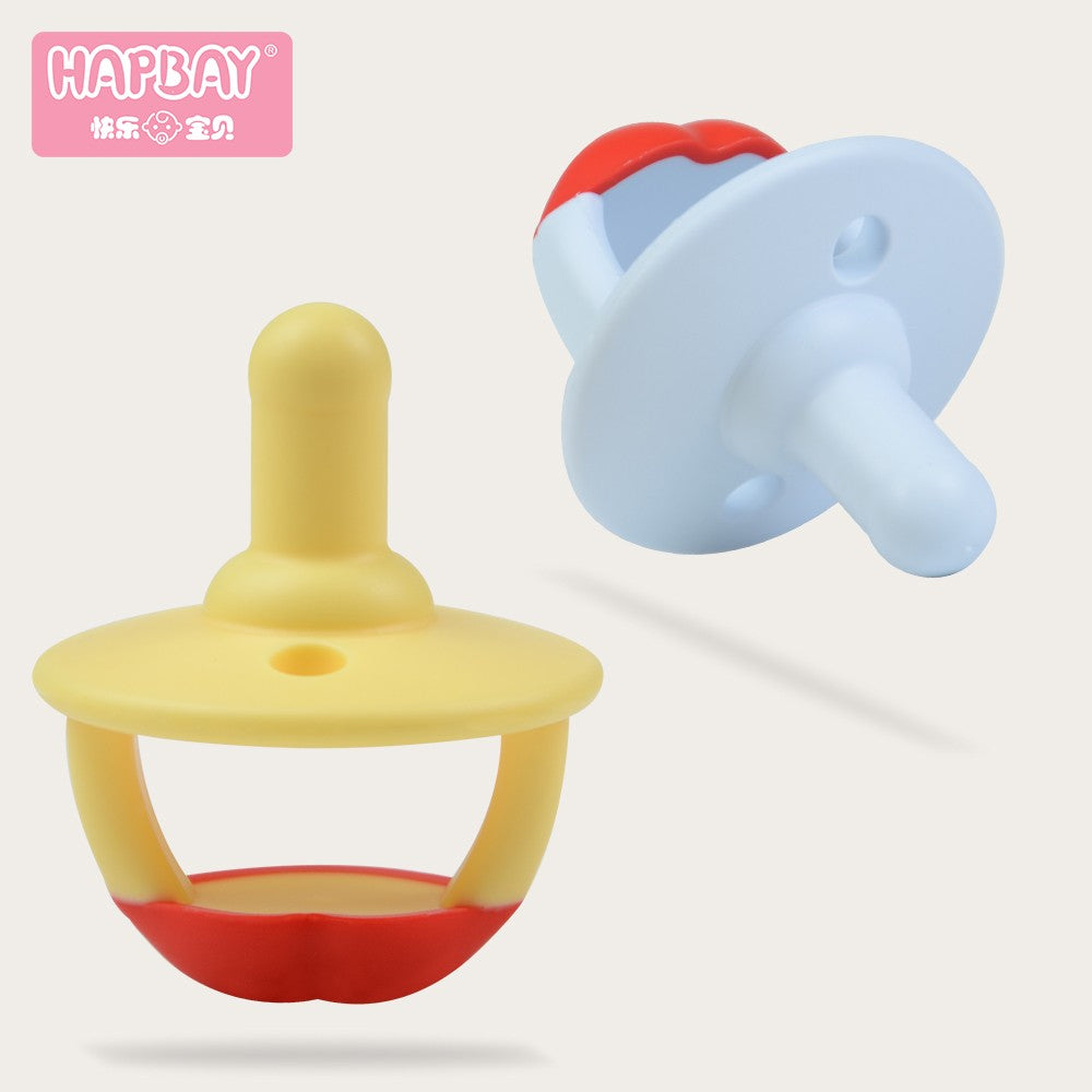 TYRY.HU Baby Newborn Soft Food Silicone Nipple Infant Safe Circle Type Nipples Toddler Pacifier Kids Teether Toy For Boy Girls