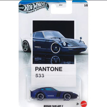Hot Wheels PANTONE COLOR INSTITUTE JKY47 Silver Set Porsche Camaro Kombi Mustang Nissan 1/64 Alloy Die-cast Car Model Collection