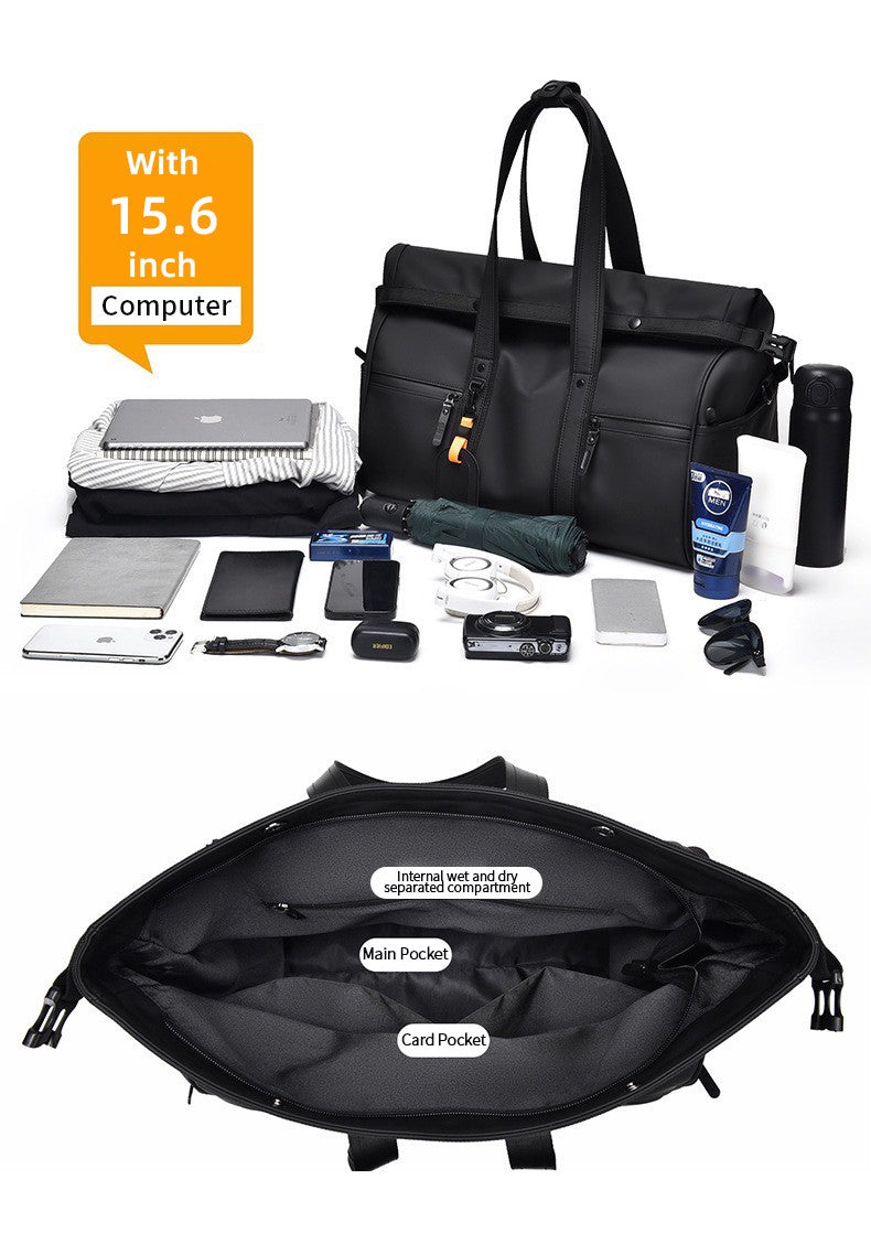 Travel Gym Bag Oxford Dry Wet Separate Bag 15.6 inch Computer Sports Backpack Waterproof Fitness Swim Boxing Basketball Football