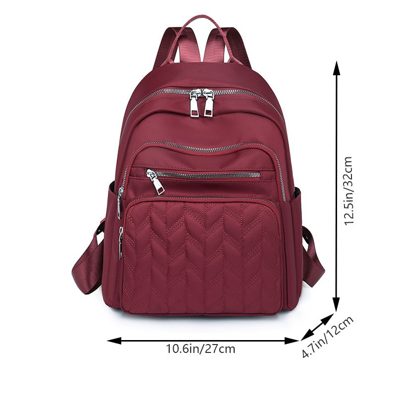 Men's and women's Oxford cloth backpacks, nylon travel backpacks, casual and fashionable canvas backpacks