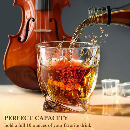 1 Copo de Uísque, Copos Tumbler para Whisky On the Rocks, Vidraria para Coquetéis, Scotch, Bourbon, Gin, Vodca, Conhaque