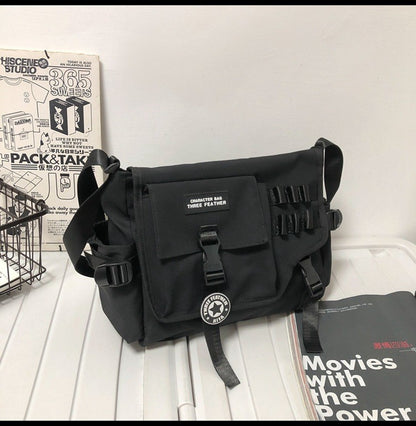 Canvas Crossbody Bags for Women 2023 Nylon Men Postman Student Shoulder Messenger Bag Large Satchel Fashion Bookbag Big Handbags