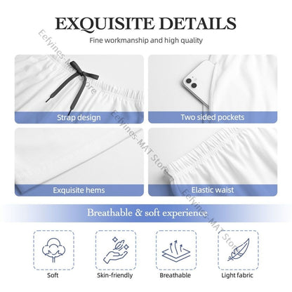 Cute Hedgehog Mens Pajamas Pyjamas Pants Lounge Pants Sleep Bottoms