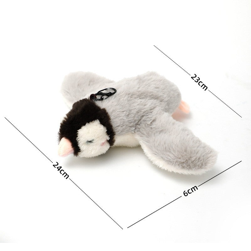 Hot Cat Interactive Toys Catnip Electric Pat Bird (com Catnip) Cães Gatos Brinquedo de Pelúcia Sonoro Ativado por Toque para Pets Recarregável USB
