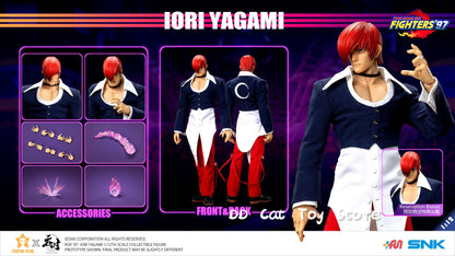 Em Estoque Tunshi Studio SNK 1/12 TS-XXZ-008 King Of Fighters 97 Iori Yagami Conjunto Completo Boneco Colecionável Escala Presente de Natal
