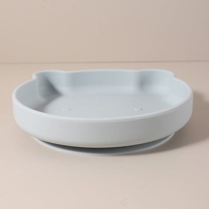 Personalised baby bear shape silicone feeding plate My First Bear Plate | Custom Name & Strong Suction for Easy Feeding