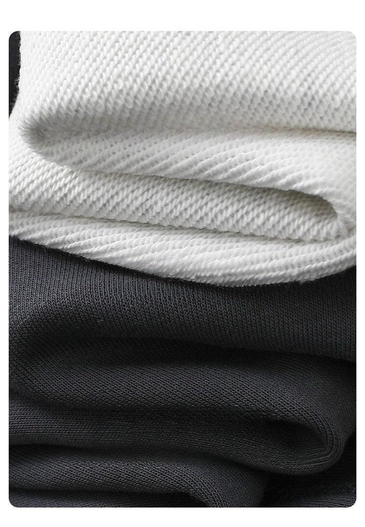 Calça de moletom reta 340G de terry, confortável, versátil, macia e suave para a pele, resistente a rugas e durável