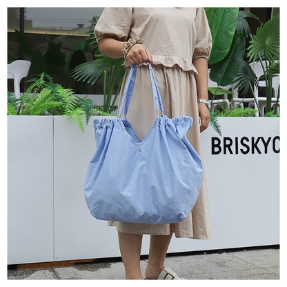 Fashion Foldable Shopping Bag Environmental Protection Large Capacity Supermarket Shopping Portable Folding Bag Out Handbag