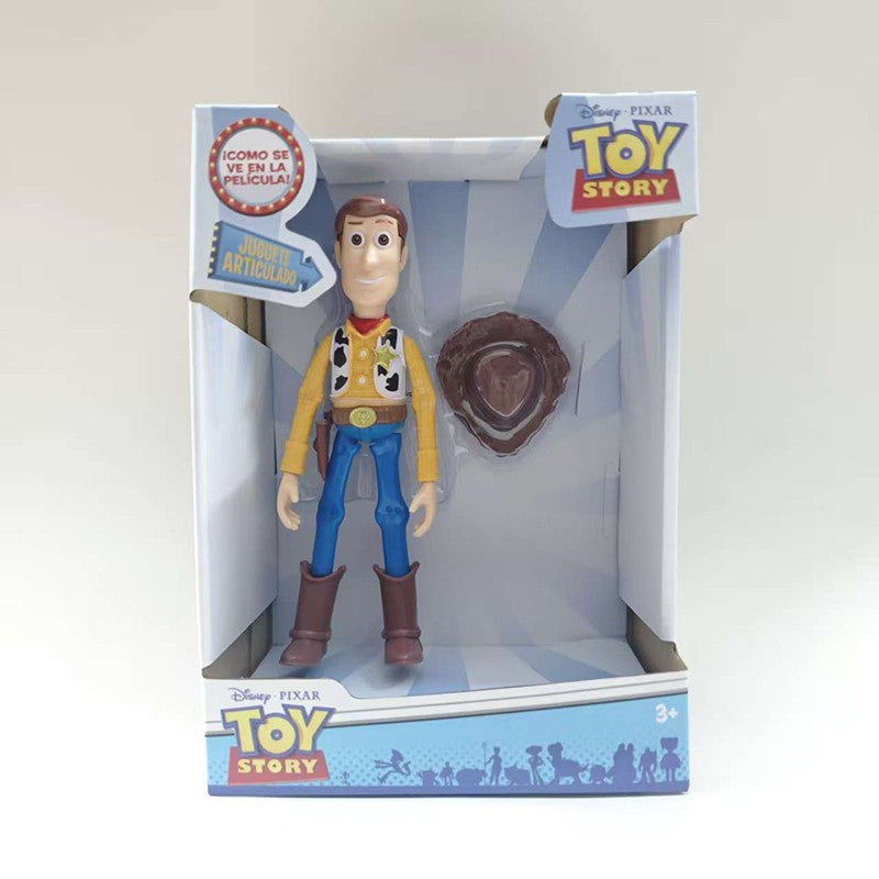 QUENTE Disney Toy Story 3 Buzz Lightyear Woody Boneco Anime Modelo Estátua Ornamento Pingente Boneca de Ação Coleção Presente de Natal Infantil