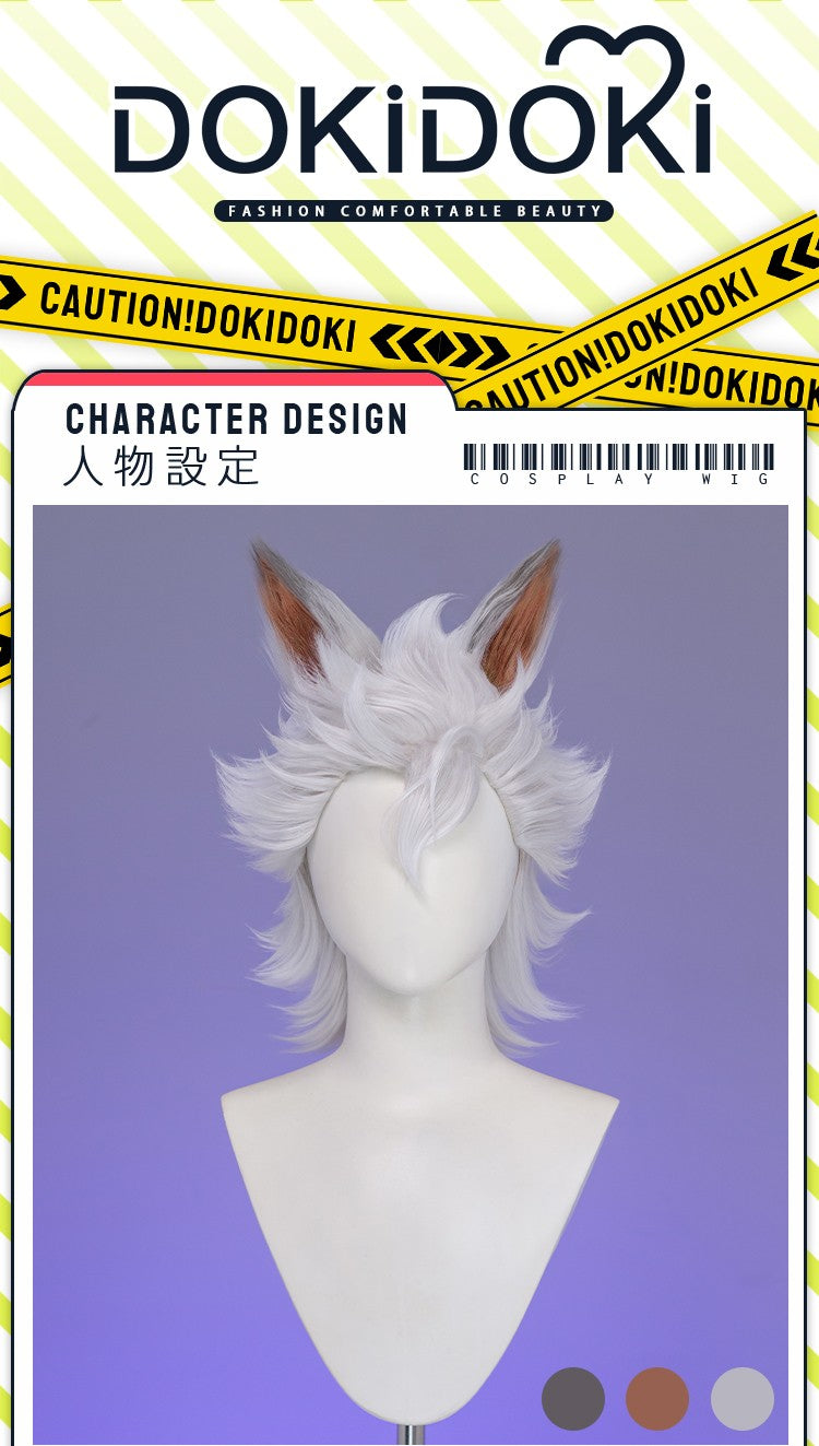 ?Ready for Ship?Idia Malleus Leona Vil Crowley Wig Game Cosplay DokiDoki Men 120cm Long Hair Fiber Idia Halloween  Free Wig Cap