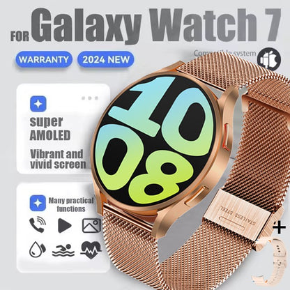 2025 New Watch 7 Classic GPS Sports Smartwatch1.5inch AMOLED HD Screen Voice Assistant Bluetooth Call Smart Watch For Men Women