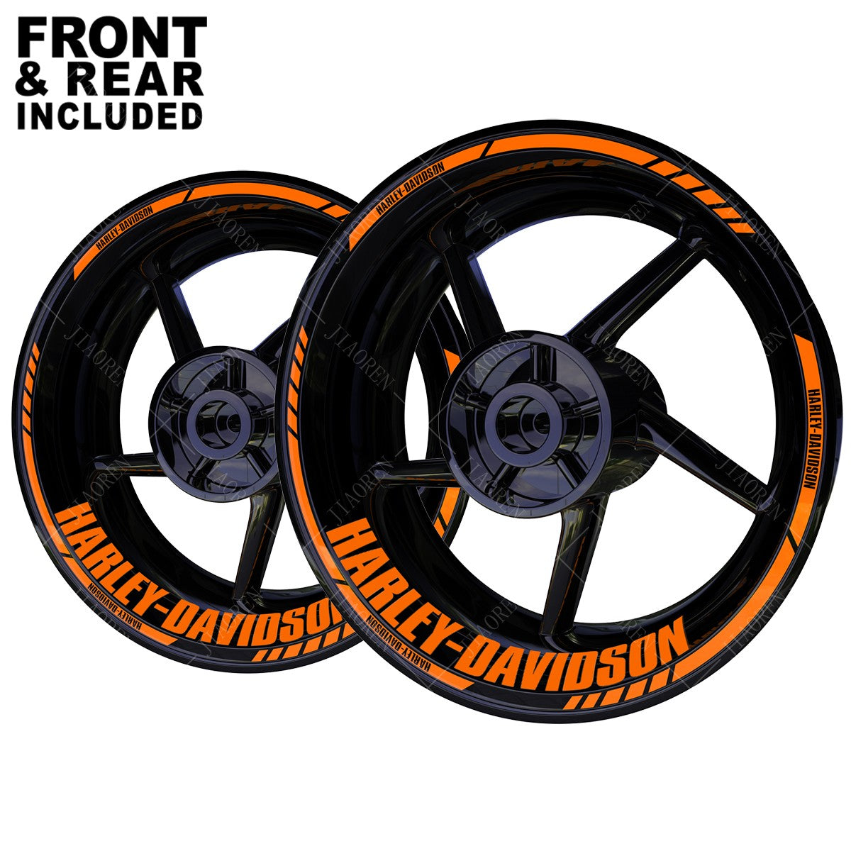 Adesivo para Roda de Moto Harley Davidson de 17/18 Polegadas Logotipo Decalque para Aro e Pneu