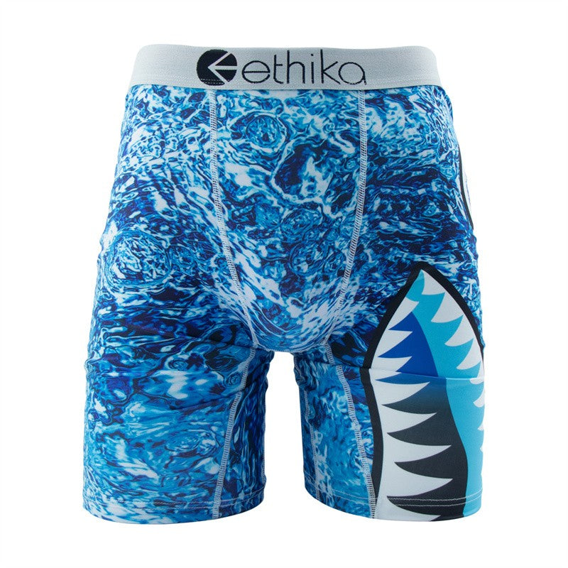 ETHIKA 1Pcs Sexy Men Underwear Boxers Breathable Man Swimming Underpants Plus Size S-3XL Mens Panties Trunks Men's Boxer Briefs