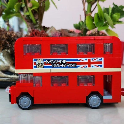 LEGO 40220 Creator Ônibus de Dois Andares de Londres Brinquedo de Blocos de Construção para Crianças Presente de Aniversário de Dia das Crianças (118 Peças)
