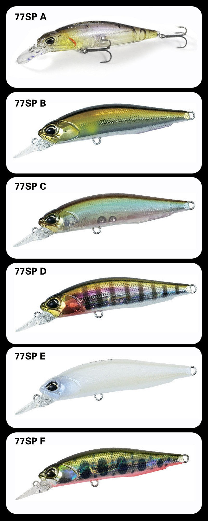 Isca de Pesca Minnow Wobbler Rozante 77SP 77mm 63mm Arremesso Longo Suspenso Isca de Nado Jerkbait Isca Artificial para Culter Alburnus