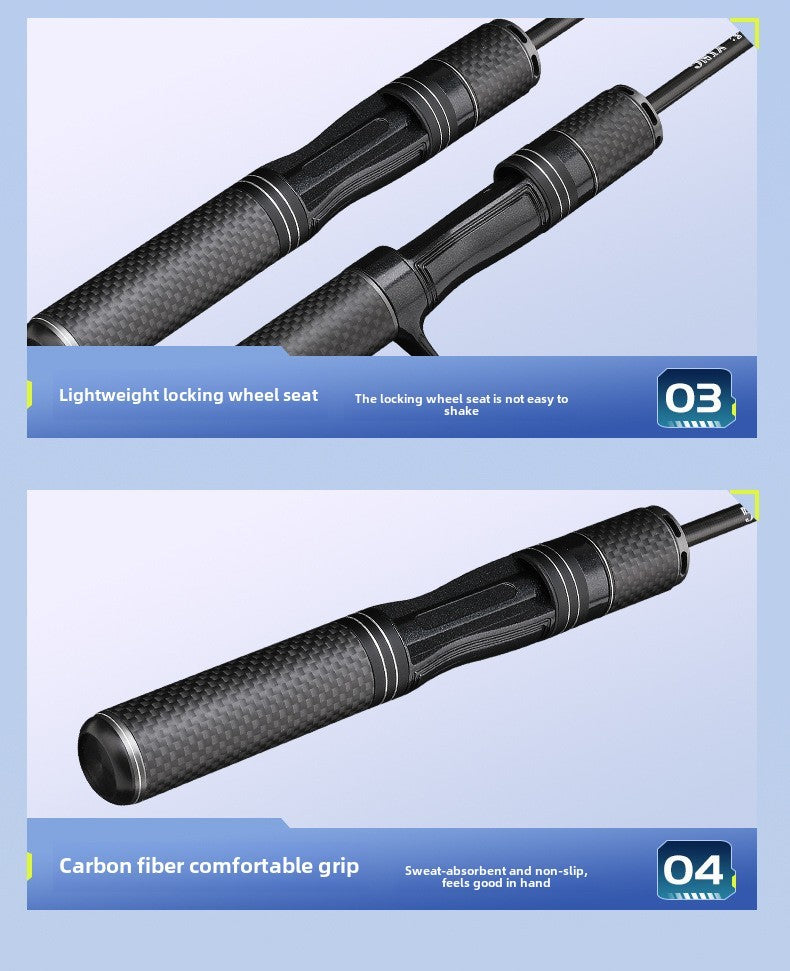 Vara de pesca curta portátil de micro haste de 28 cm, haste branca, com carretel de pesca telescópico ejetor, material de pesca