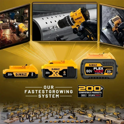 Nova Bateria Dewalt 100% Original 6Ah 20V para Ferramenta Elétrica DCB206 DCB206 20V Bateria DCB205 DCB200
