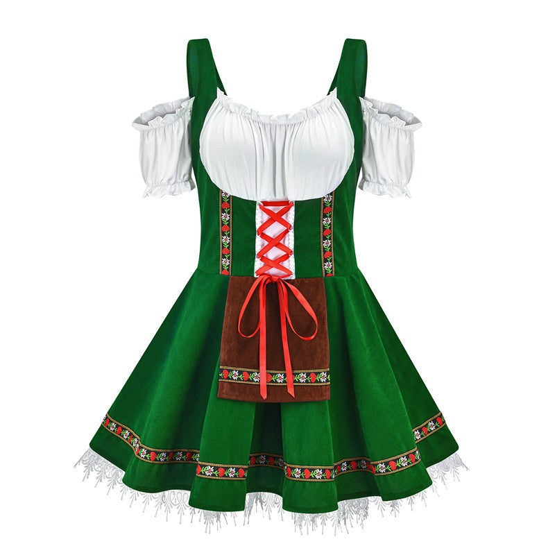 Halloween Party Costumes Makeup Dance Cosplay Clothing Stage Performance Costume Beer Girl Dresses