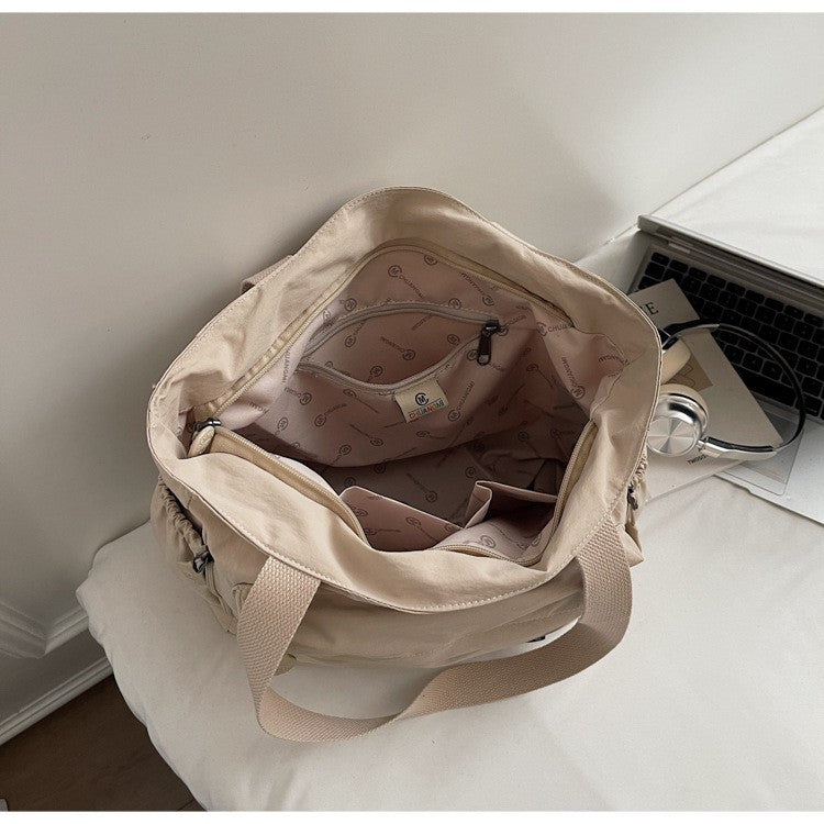 Stylish Nylon Canvas Shoulder Bag for Women Spacious Top Handle Bag Tote Casual  Comfortable and Versatile Texture Commuter Bag