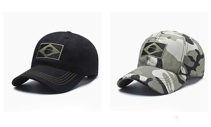 Outdoor Sports Baseball Cap Men'S Camouflage Cap, Middle And Young Men'S Casual Sun Protection Hat Brazilian Hat