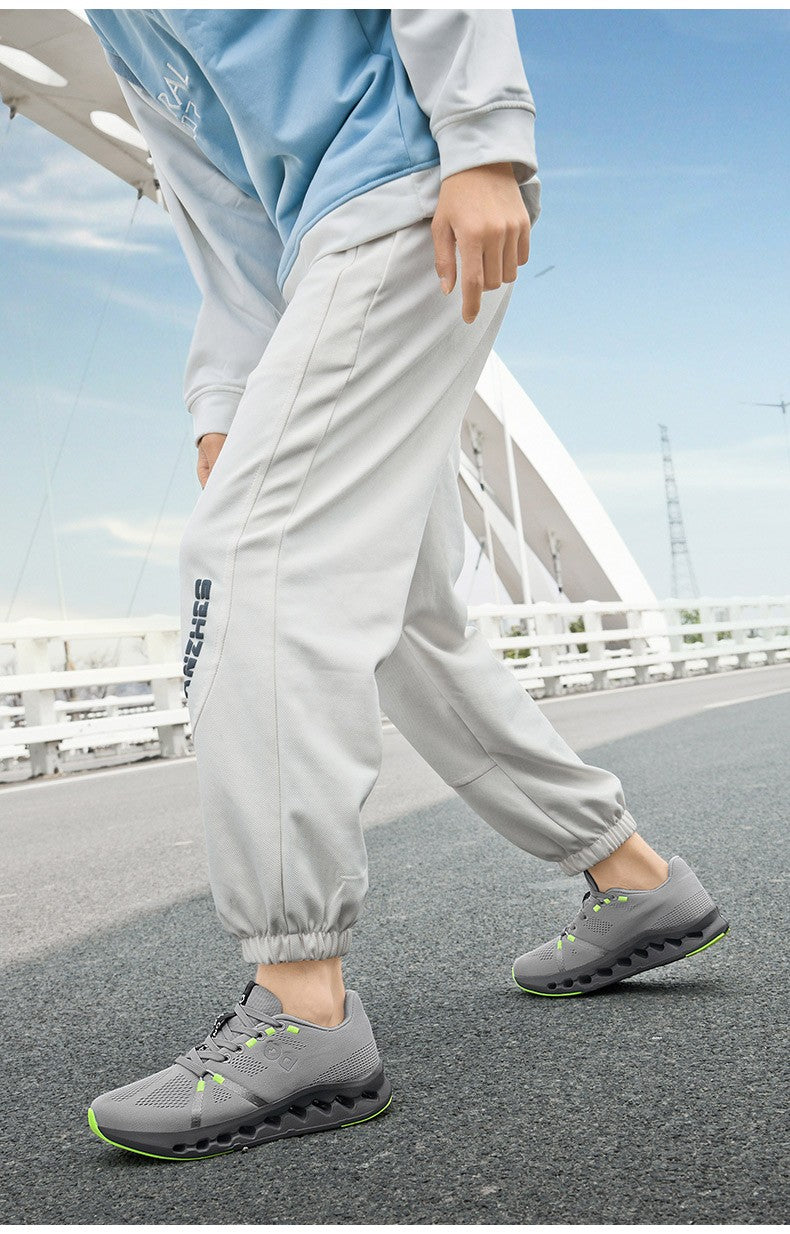 New Running Shoes Men Mesh Lightweight Flat Outdoor Gym Jogging Shoes Comfortable Original Tennis Shoes Cushioning Sneakers Man