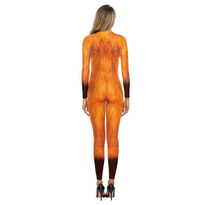 Halloween Animal Jumpsuit Snake Cosplay Costume Tiger Bodysuit Spandex Jumpsuit Party Carnival Stage Performance Dress Up