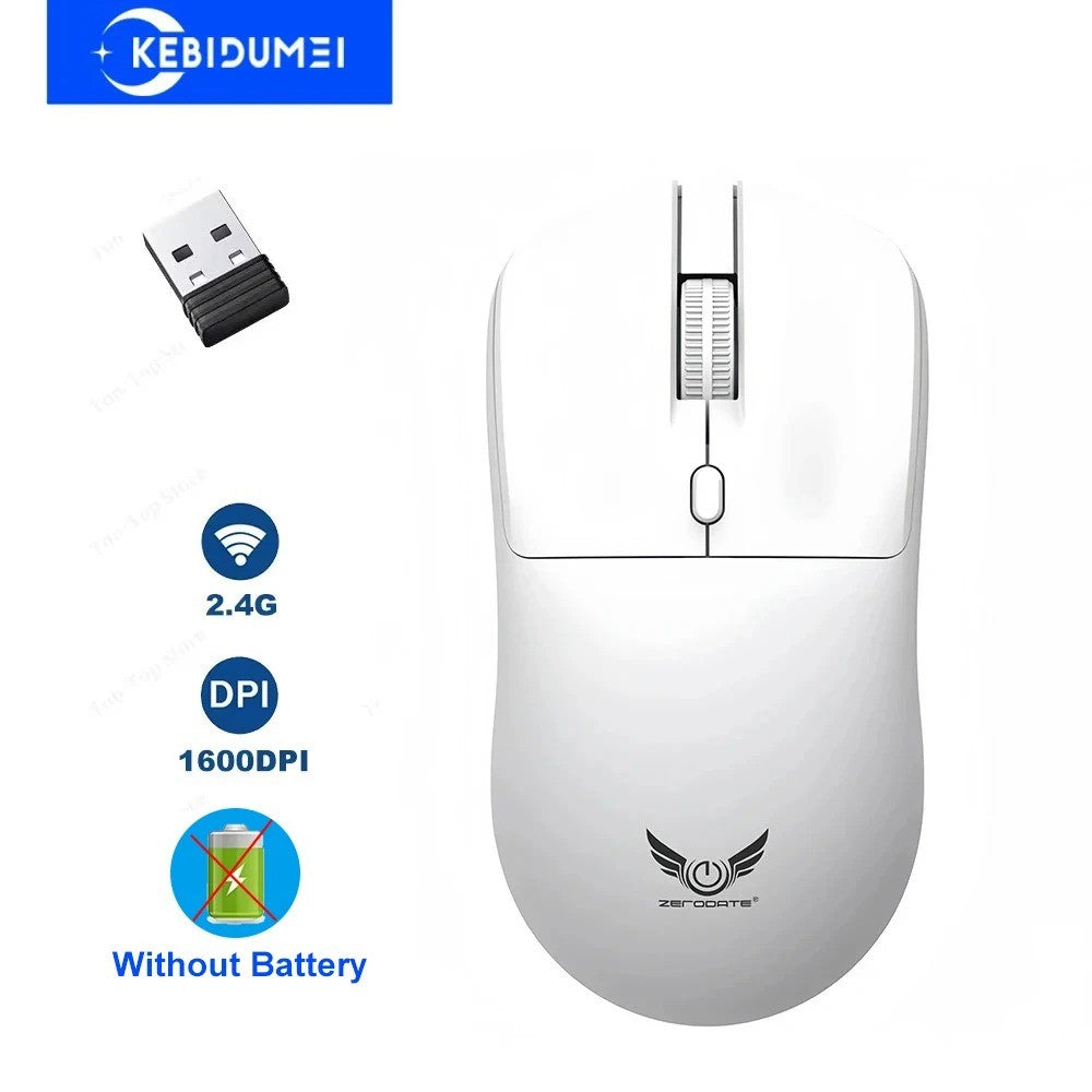 Mouse sem fio 2.4G Mouse Gamer Mouse Ergonômico 800-1200-1600 DPI Mouse Óptico de Escritório para PC Laptop Macbook Pro Windows