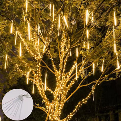 30/50cm 8 Tubes Meteor Shower Rain LED String Lights Christmas Tree Decorations Street Garland for Decor Noel New Year Navidad