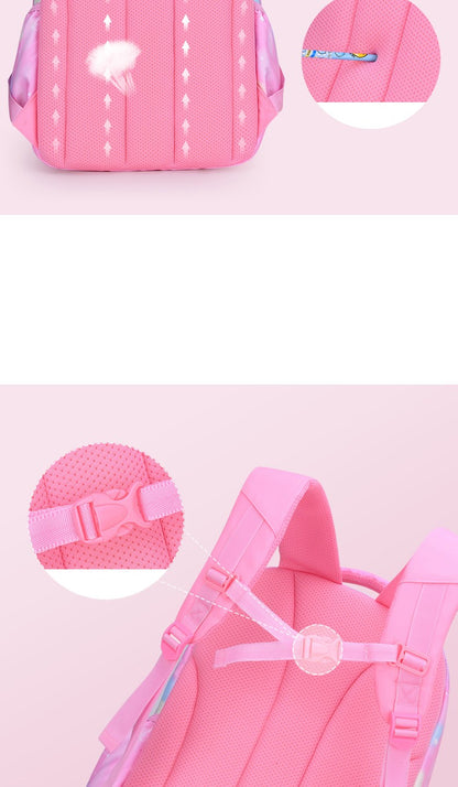 Girl School Bag Backpack Back Pack For Teenager Women Children Female Pink Schoolbag Primary High Bagpack Class Teens Child Kids