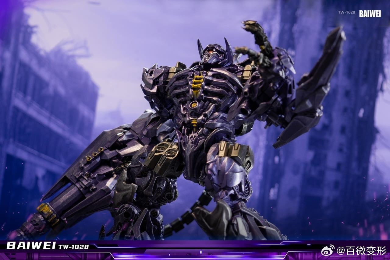 Brinquedo de Transformação BAIWEI TW1028 Shockwave ZS01 SS56 MP29 Guardião do Universo Robô de Deformação Liga Metálica Figura de Ação Modelo de Carro Presente