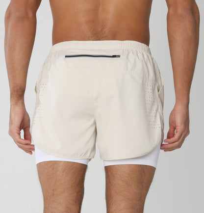 Gym Shorts Men Running Shorts with Liner Pockets Towel Loop Quick Dry Lightweight Workout Men's Breathable Athletic Sport Shorts