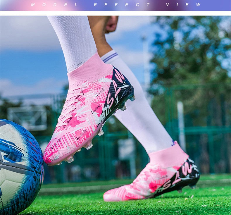 Men's Soccer Shoes Cleats Non-Slip FG Football Boots Men High-quality Match Training Sneakers Futsal Indoor Soccer Boots Boys