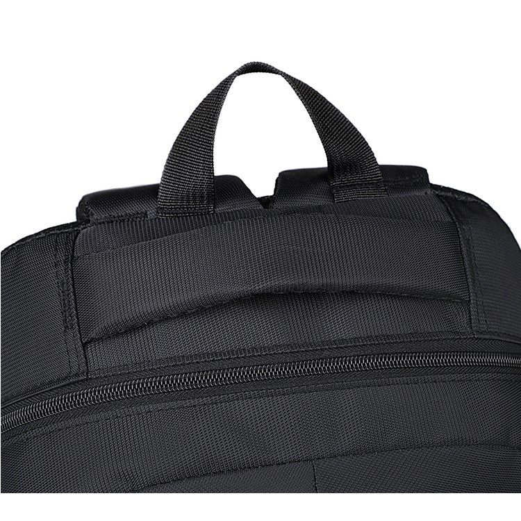 Men's large-capacity backpack, fashionable laptop bag, suitable for travel and business, equipped with secure zipper closure and