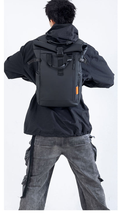 Mochila Masculina para Viagem, Notebook de 15,6 polegadas, Impermeável, para Acampamento, Caminhada, Escola, Faculdade e Negócios