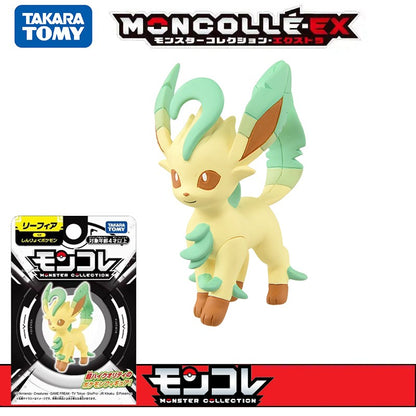 Original TAKARA TOMY Pokemon Figurine Toys Mimikyu Sylveon Lapras Charizard Umbreon Vaporeon Snorlax Model Dolls Birthday Gifts
