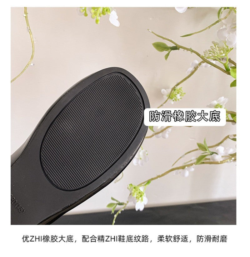 2025 New Elegant Comfortable and Versatile Woman Round Toe Lady Barefoot Flats Elegant Soft Sole Ballerina Party Mary Jane Shoes