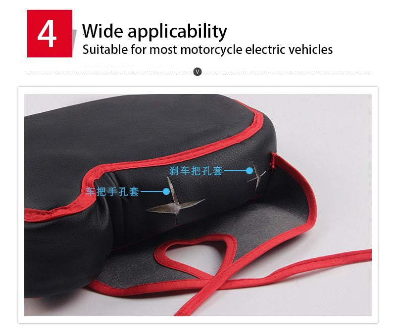 Luvas de Proteção para Guidão de Motocicleta Scooter Grosso Quente Protetor de Mão À Prova de Chuva para o Inverno Térmica