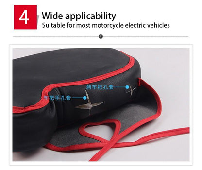 Luvas de Proteção para Guidão de Motocicleta Scooter Grosso Quente Protetor de Mão À Prova de Chuva para o Inverno Térmica