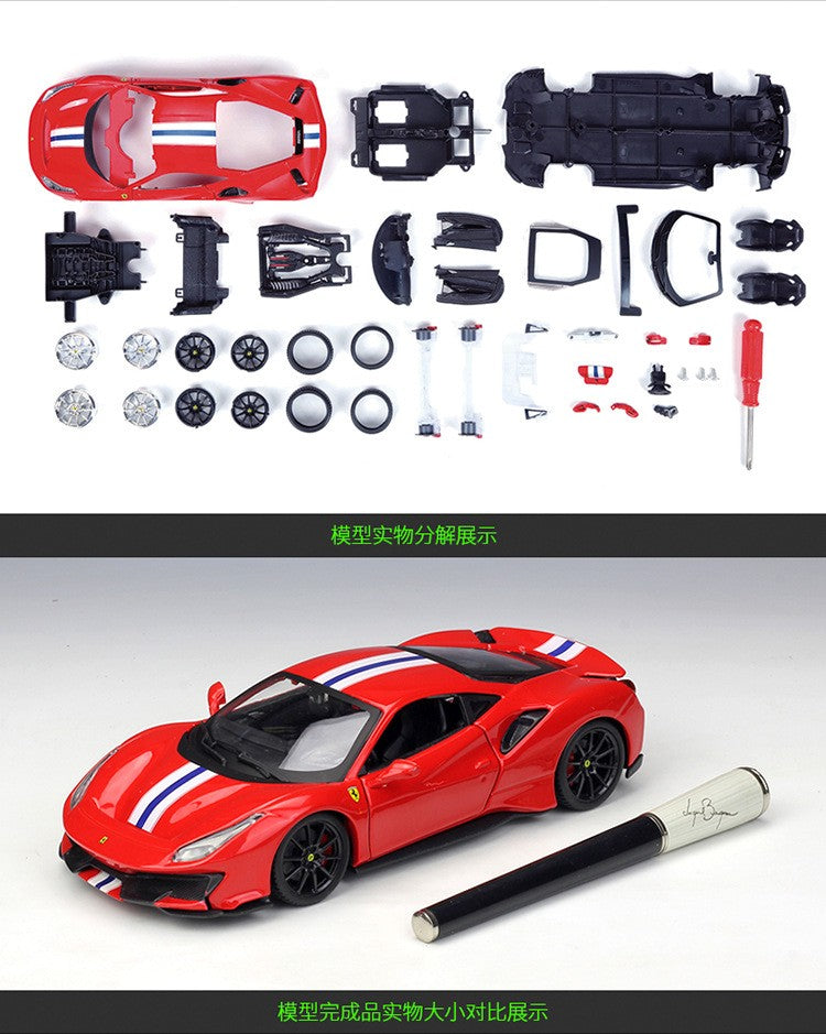 Maisto 1:24 Ferrari FXX K Roma Monza SP1 Carro Modelo Die-Cast Miniatura Carros Modelos Coleção Brinquedos Presentes Atacado